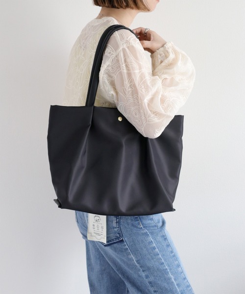 Legato Largo（レガートラルゴ）の「【Legato Largo】肩楽・撥水ナイロントートバッグ（トートバッグ・レディース・ネイビー/グレー/ブラック・FREE）」の22枚目の写真