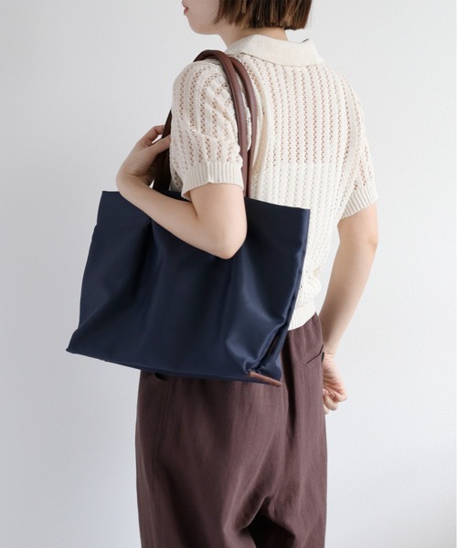 Legato Largo（レガートラルゴ）の「【Legato Largo】肩楽・撥水ナイロントートバッグ（トートバッグ・レディース・ネイビー/グレー/ブラック・FREE）」の16枚目の写真