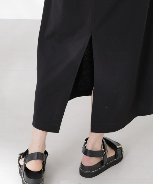 NANO universe（ナノユニバース）の「STORATECH 機能素材タックスリーブカットワンピース（ワンピース・レディース・ブラック/ピンク/ベージュ・FREE）」の14枚目の写真