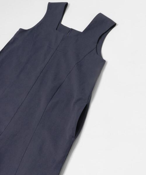 LAATO(ラート)の「salopette(サロペット/オーバーオール・レディース・キャメル/ネイビー・FREE)」の7枚目の写真