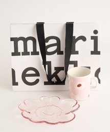 marimekko(}bR)́yMtgZbgzUnikko / glass platemug set(H)
