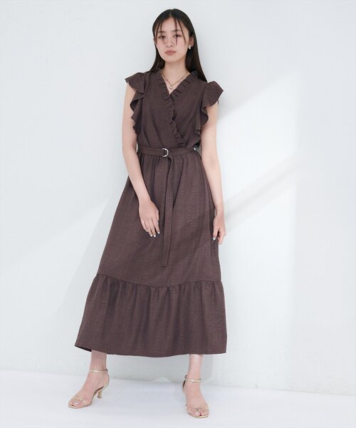 シビラ　新品　変形 3way フリル カシュクール ロング ワンピース シビラ 新品 変形 3way フリル カシュクール ロング ワンピース