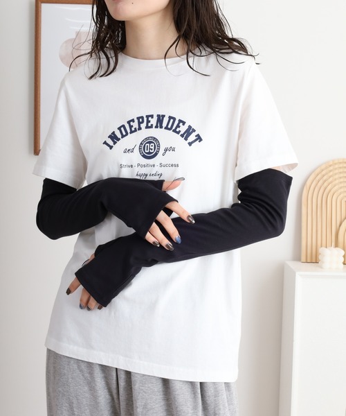 綿アームカバー 親指ありタイプ（アームカバー）｜FUNALIVE（ファン