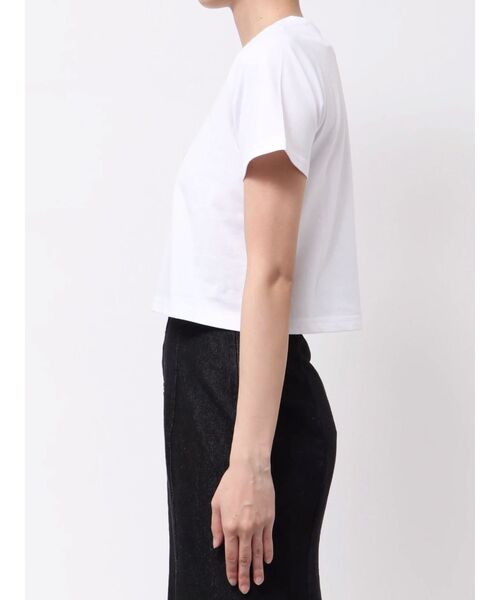 MERCURYDUO（マーキュリーデュオ）の「CATプリントリボンTシャツ（Tシャツ/カットソー・レディース・ベビーピンク/ライトブルー/オフホワイト・FREE）」の20枚目の写真