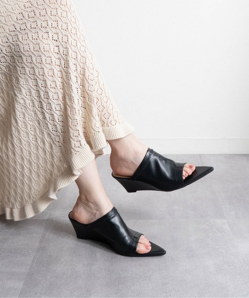 Fabby fabby(ファビィーファビィー)の「ストレッチロングノーズトゥヒールサンダル(サンダル・レディース・ブラック/ブラウン/シルバー・SMALL/MEDIUM/LARGE)」の12枚目の写真