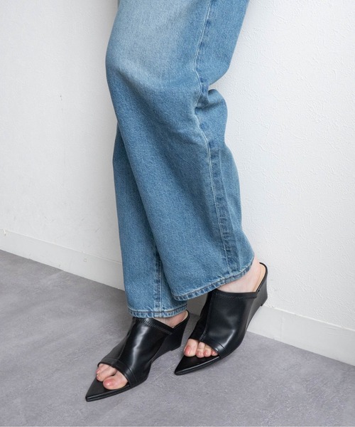 Fabby fabby(ファビィーファビィー)の「ストレッチロングノーズトゥヒールサンダル(サンダル・レディース・ブラック/ブラウン/シルバー・SMALL/MEDIUM/LARGE)」の20枚目の写真
