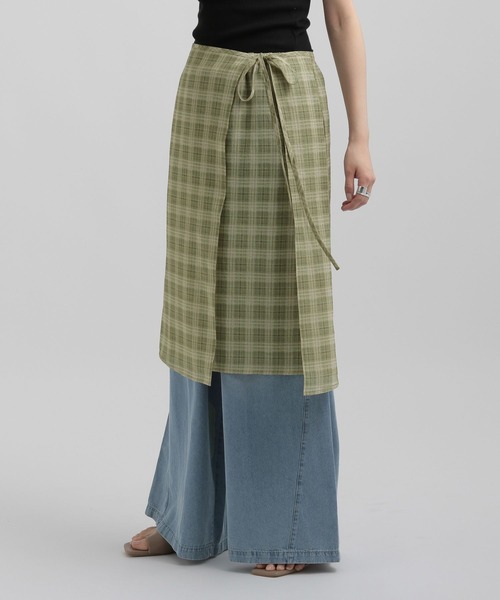 GEORGE'S(ジョージズ)の「シアーチェックスカート(スカート・レディース・ライトグリーン/ブルー/イエロー・SMALL/MEDIUM)」の9枚目の写真