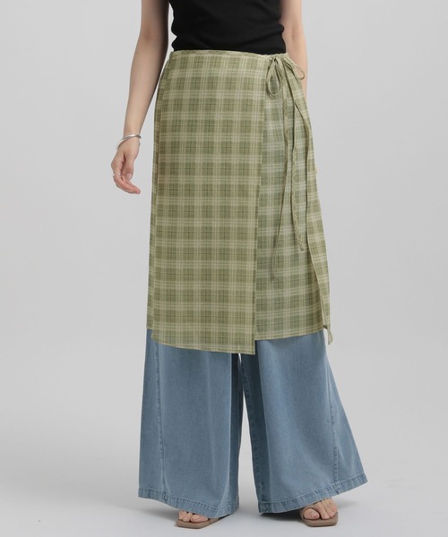 GEORGE'S(ジョージズ)の「シアーチェックスカート(スカート・レディース・ライトグリーン/ブルー/イエロー・SMALL/MEDIUM)」の11枚目の写真