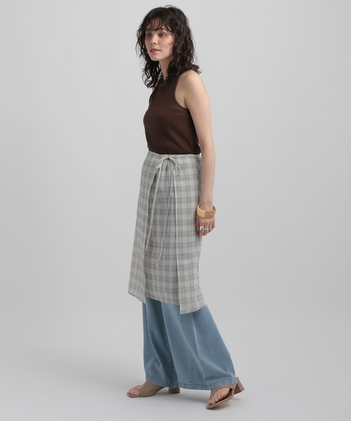 GEORGE'S(ジョージズ)の「シアーチェックスカート(スカート・レディース・ライトグリーン/ブルー/イエロー・SMALL/MEDIUM)」の19枚目の写真