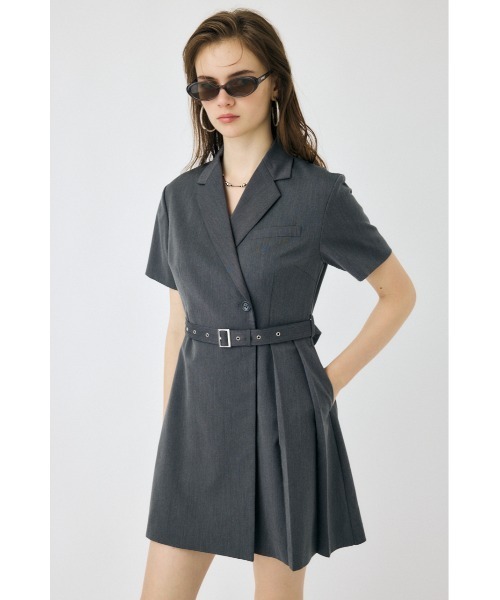 MOUSSY BLAZER PLEATS ミニドレス BLAZER PLEATS ミニドレス（ワンピース）｜MOUSSY（マウジー）の