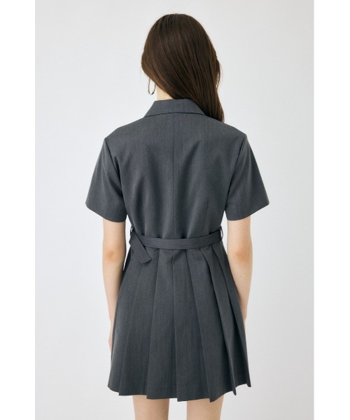 BLAZER PLEATS ミニドレス（ワンピース）｜MOUSSY（マウジー）の
