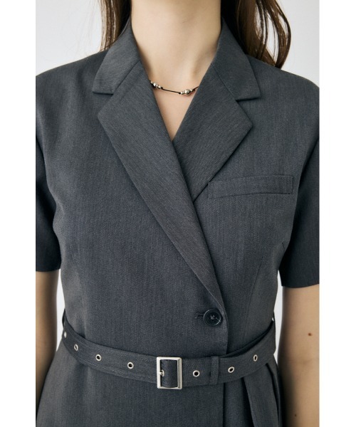 BLAZER PLEATS ミニドレス（ワンピース）｜MOUSSY（マウジー）の
