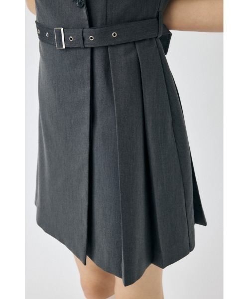 【完売品】MOUSSY BLAZER PLEATS ミニドレス ミニワンピース BLAZER PLEATS ミニドレス（ワンピース）｜MOUSSY（マウジー）の