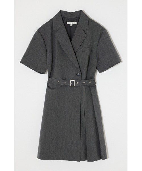 MOUSSY BLAZER PLEATS ミニドレス　サイズ1 ネイビー MOUSSY | BLAZER PLEATS ミニドレス (ワンピース(ミニ