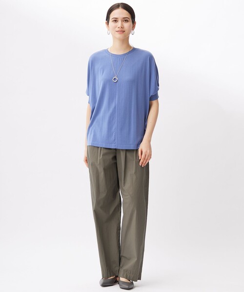 自由区（ジユウク）の「オルダージュタイプライター パンツ（その他パンツ・レディース・ピンク系/ダルブルー系/オリーブ系・40/38）」の9枚目の写真