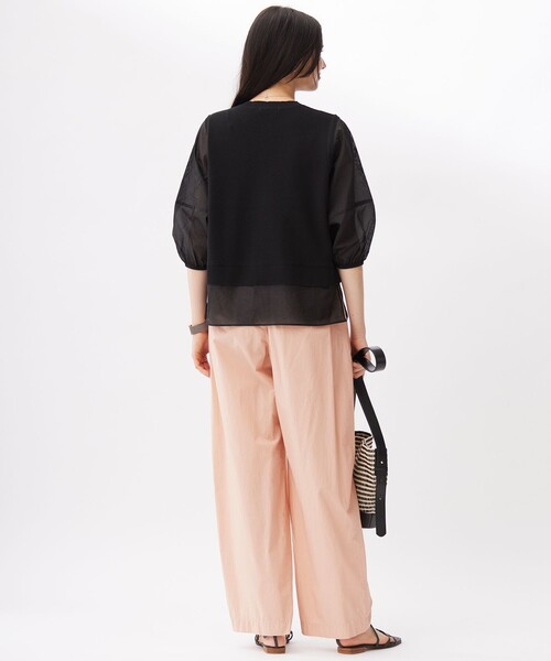 自由区（ジユウク）の「オルダージュタイプライター パンツ（その他パンツ・レディース・ピンク系/ダルブルー系/オリーブ系・40/38）」の15枚目の写真