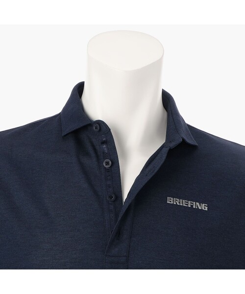 BRIEFING ブリーフィング 高機能 パイル地 タオル地 ロゴ ポロシャツ セール】【BRIEFING GOLF／ブリーフィングゴルフ】MEN'S LINEN-T