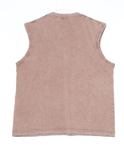 En serio TOKYO（エンソリオトーキョー）の「ピグメントノースリーブカットソー（Tシャツ/カットソー・メンズ・オフホワイト/グレー/ブラック/ベージュ・MEDIUM/LARGE/X-LARGE）」の15枚目の写真