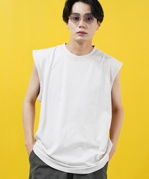 ピグメントノースリーブカットソー