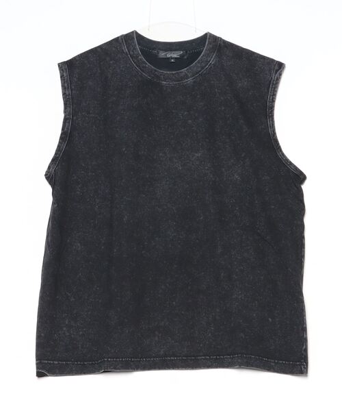 En serio TOKYO（エンソリオトーキョー）の「ピグメントノースリーブカットソー（Tシャツ/カットソー・メンズ・オフホワイト/グレー/ブラック/ベージュ・MEDIUM/LARGE/X-LARGE）」の18枚目の写真