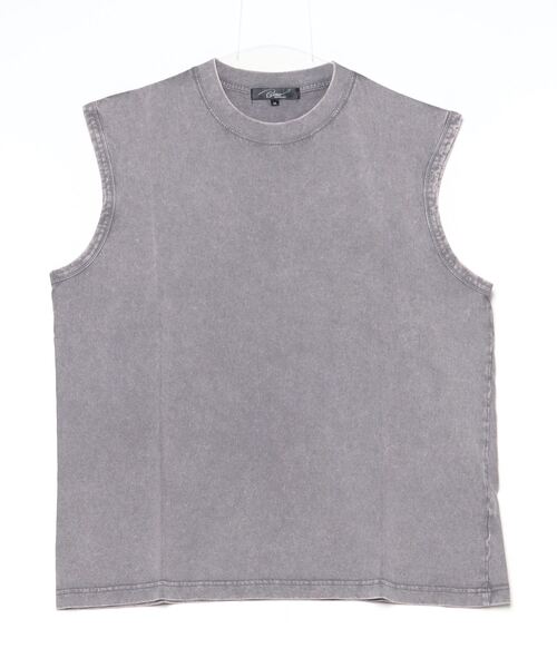 En serio TOKYO（エンソリオトーキョー）の「ピグメントノースリーブカットソー（Tシャツ/カットソー・メンズ・オフホワイト/グレー/ブラック/ベージュ・MEDIUM/LARGE/X-LARGE）」の17枚目の写真