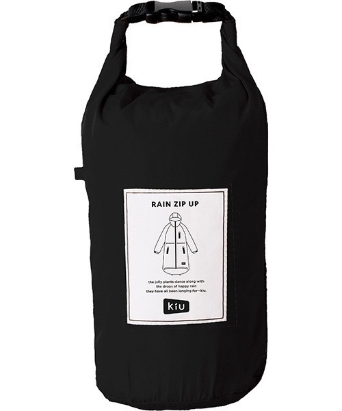 KiU（キウ）の「キウ KiU RAIN ZIP UP レインジップアップ（レインコート/ポンチョ・レディース・ブラック/オフホワイト/カーキ/ベージュ・S）」の6枚目の写真