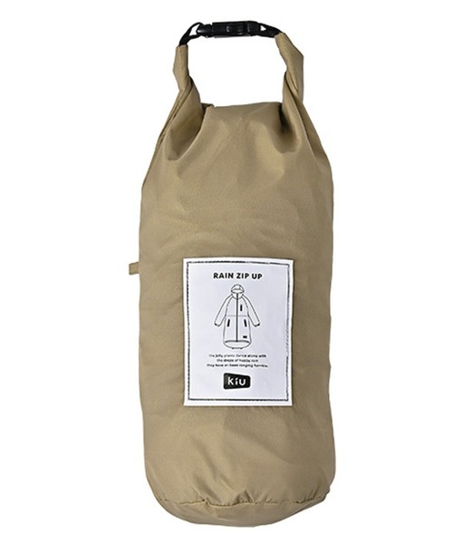 KiU（キウ）の「キウ KiU RAIN ZIP UP レインジップアップ（レインコート/ポンチョ・レディース・ブラック/オフホワイト/カーキ/ベージュ・S）」の11枚目の写真