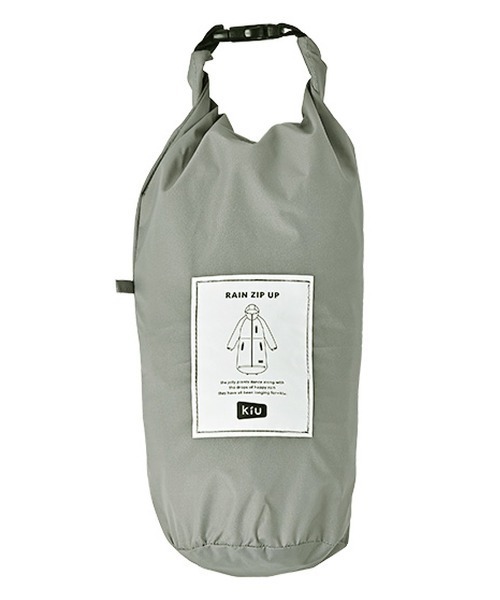 KiU（キウ）の「キウ KiU RAIN ZIP UP レインジップアップ（レインコート/ポンチョ・レディース・ブラック/オフホワイト/カーキ/ベージュ・S）」の12枚目の写真