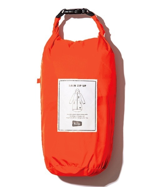 KiU（キウ）の「キウ KiU RAIN ZIP UP レインジップアップ（レインコート/ポンチョ・レディース・ブラック/オフホワイト/カーキ/ベージュ・S）」の16枚目の写真