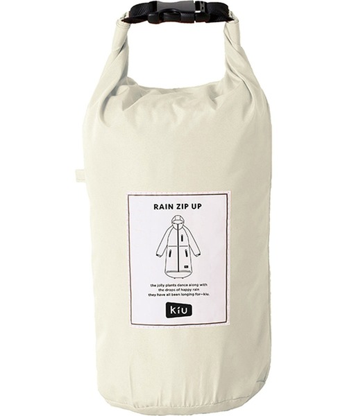 KiU（キウ）の「キウ KiU RAIN ZIP UP レインジップアップ（レインコート/ポンチョ・レディース・ブラック/オフホワイト/カーキ/ベージュ・S）」の19枚目の写真