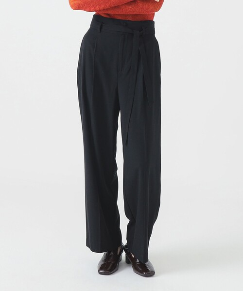 B:MING by BEAMS（ビーミングバイビームス）の「ウエスト デザイン パンツ（S～M）（その他パンツ・レディース・ブラック/ブラウン・MEDIUM/SMALL）」の2枚目の写真