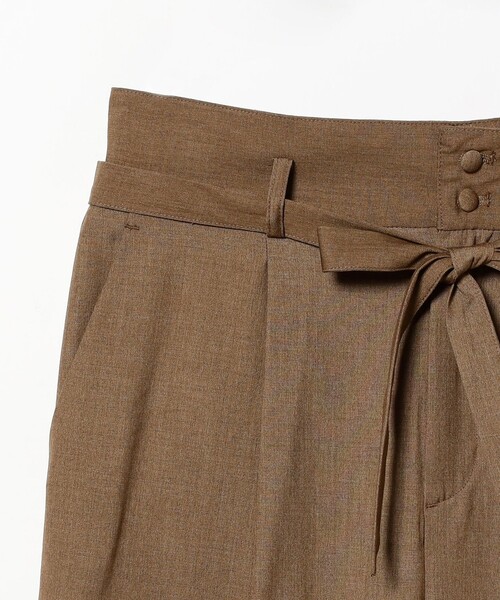 B:MING by BEAMS（ビーミングバイビームス）の「ウエスト デザイン パンツ（S～M）（その他パンツ・レディース・ブラック/ブラウン・MEDIUM/SMALL）」の3枚目の写真