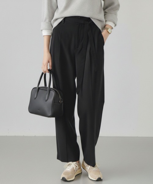 B:MING by BEAMS（ビーミングバイビームス）の「ウエスト デザイン パンツ（S～M）（その他パンツ・レディース・ブラック/ブラウン・MEDIUM/SMALL）」の9枚目の写真