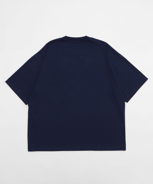 WEGO(ウィゴー)の「WEGO/接触冷感フロッキープリントグラフィックT(Tシャツ/カットソー・メンズ・ネイビー/ホワイト・MEDIUM/LARGE)」の14枚目の写真