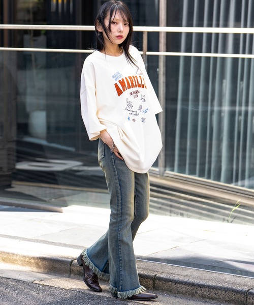 WEGO(ウィゴー)の「WEGO/接触冷感フロッキープリントグラフィックT(Tシャツ/カットソー・メンズ・ネイビー/ホワイト・MEDIUM/LARGE)」の20枚目の写真