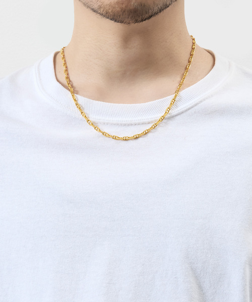 THEFT（セフト）の「THEFT セフト / K18GP ANCHOR CHAIN NECKLACE シルバー925アンカーチェーンネックレス 50cm 18金コーティング（ネックレス・メンズ・ゴールド・50cm）」の10枚目の写真