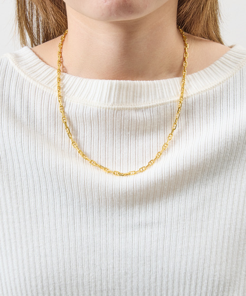 THEFT（セフト）の「THEFT セフト / K18GP ANCHOR CHAIN NECKLACE シルバー925アンカーチェーンネックレス 50cm 18金コーティング（ネックレス・メンズ・ゴールド・50cm）」の9枚目の写真