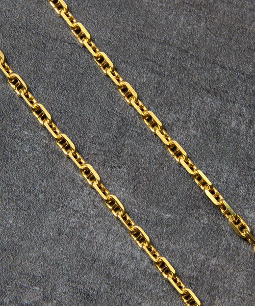 THEFT（セフト）の「THEFT セフト / K18GP ANCHOR CHAIN NECKLACE シルバー925アンカーチェーンネックレス 50cm 18金コーティング（ネックレス・メンズ・ゴールド・50cm）」の4枚目の写真