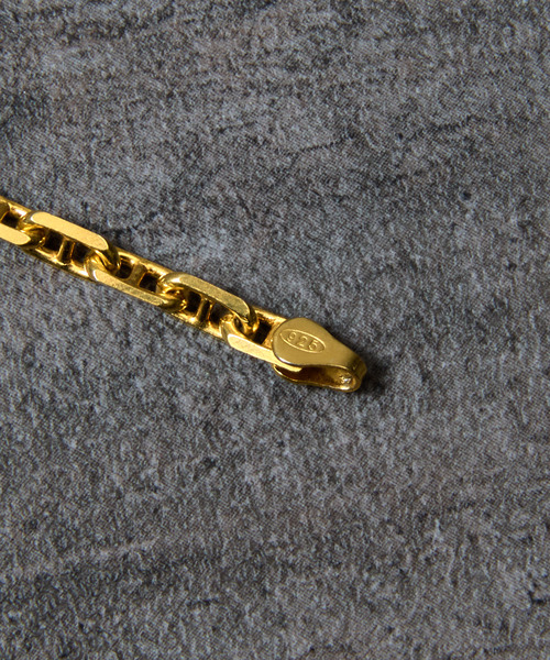 THEFT（セフト）の「THEFT セフト / K18GP ANCHOR CHAIN NECKLACE シルバー925アンカーチェーンネックレス 50cm 18金コーティング（ネックレス・メンズ・ゴールド・50cm）」の2枚目の写真