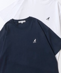 KANGOL/カンゴール 別注 オーバーサイズ ピグメント加工 ワンポイント刺繍 半袖Tシャツ レディース メンズ