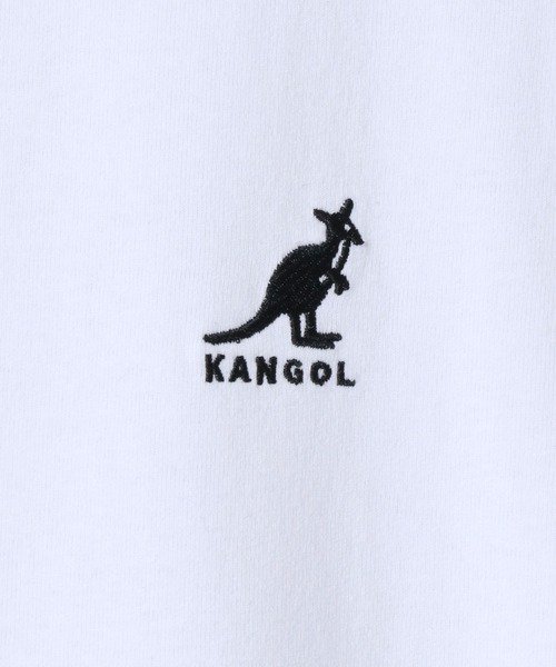 KANGOL(カンゴール)の「KANGOL/カンゴール 別注 オーバーサイズ ピグメント加工 ワンポイント刺繍 半袖Tシャツ レディース メンズ(Tシャツ/カットソー・メンズ・ホワイト/ブラック/ベージュ/ネイビー/チャコール・M/L/XL)」の13枚目の写真