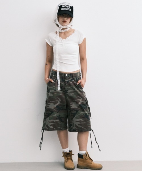 【MIDNIGHT MOVE】lace sc t レース Tシャツ A'GEM/9 × .kom 『MIDNIGHT MOVE/ミッドナイトムーブ』 LACE SC