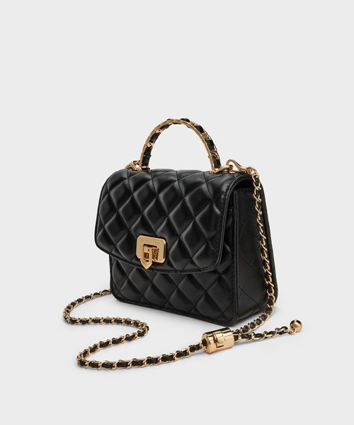 Cressida クレシダ キルトプッシュロッククラッチ 【再入荷