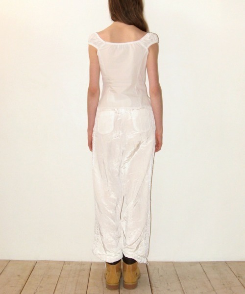 ブラウス シャツ 「CRANK」LACE SHIRRING BLOUSE レディース CRANK】LACE SHIRRING BLOUSE（シャツ/ブラウス）｜CRANK