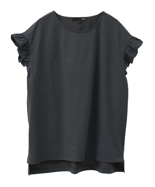 Sugar spoon(シュガースプーン)の「・SUGAR SPOON 【ラッシュガード】フリルTEE(Tシャツ/カットソー・レディース・チャコールグレー/カーキ/ブラック・FREE)」の11枚目の写真