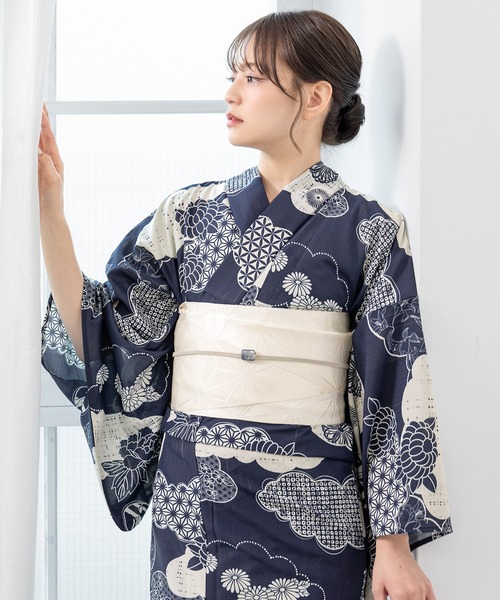セール】“初心者でもプロの着姿”新二部式 セパレート浴衣3点セット