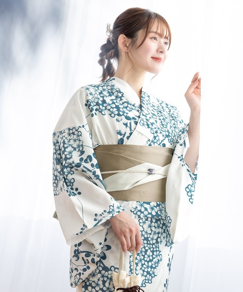 初心者でもプロの着姿”新二部式 セパレート浴衣3点セット（上衣・下衣