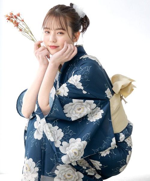 セール】“初心者でもプロの着姿”新二部式 セパレート浴衣3点