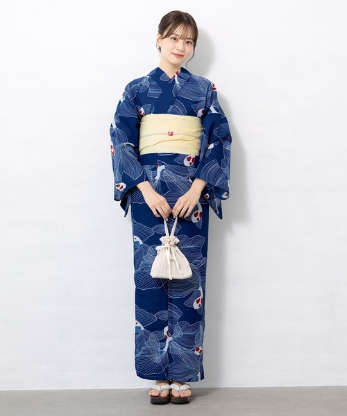 初心者でもプロの着姿”新二部式 セパレート浴衣3点セット（上衣