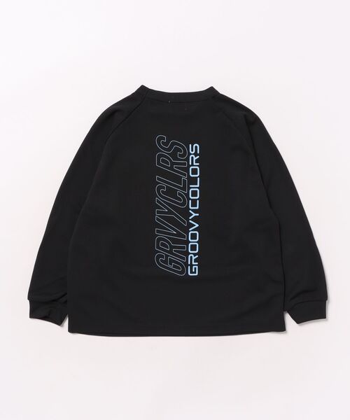 GROOVY COLORS（グルービーカラーズ）の「COOLMAX Game Long Sleeve Tee（Tシャツ/カットソー・キッズ・ブラック・115/125）」の2枚目の写真